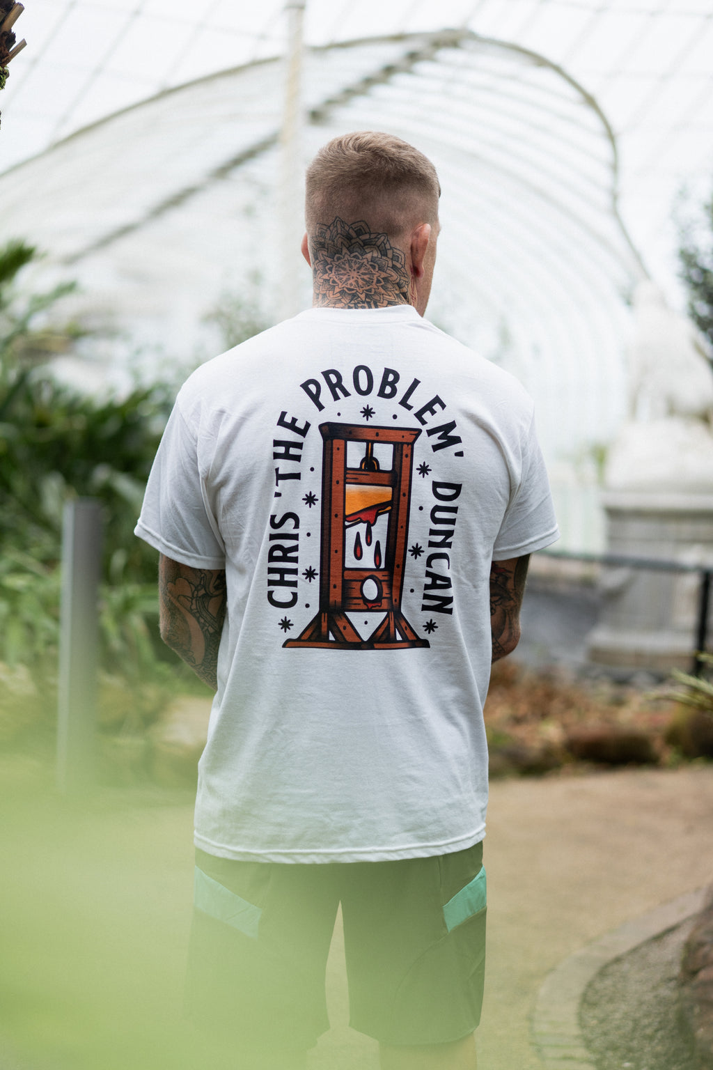 Rock'n'Roll Tattoo & The Problem Guillotine Collab T-shirt white