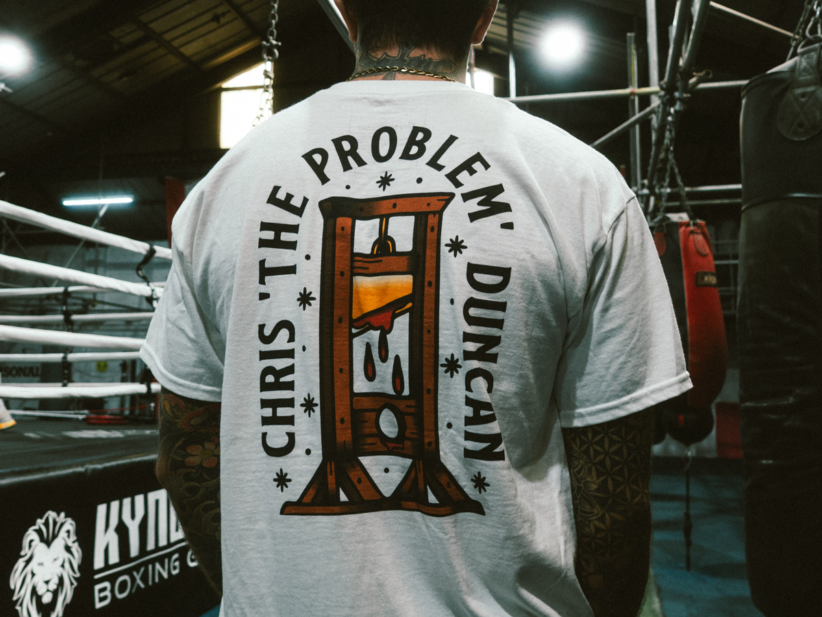 Rock'n'Roll Tattoo & The Problem Guillotine Collab T-shirt white